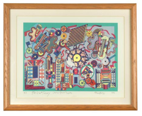 § Sir Eduardo Paolozzi, CBE, RA (Scottish, 1924-2005) Study for Pearson Tapestry signed and dated '1996' in pencil (lower rig