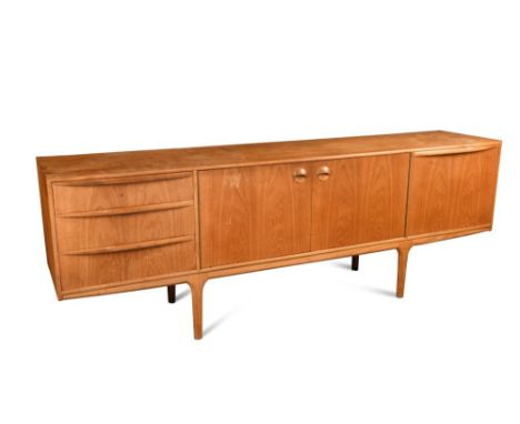 A. H. McIntosh &amp; Co. Ltd., a mid 20th century teak sideboard, the rectangular top above a pair of central doors opening t