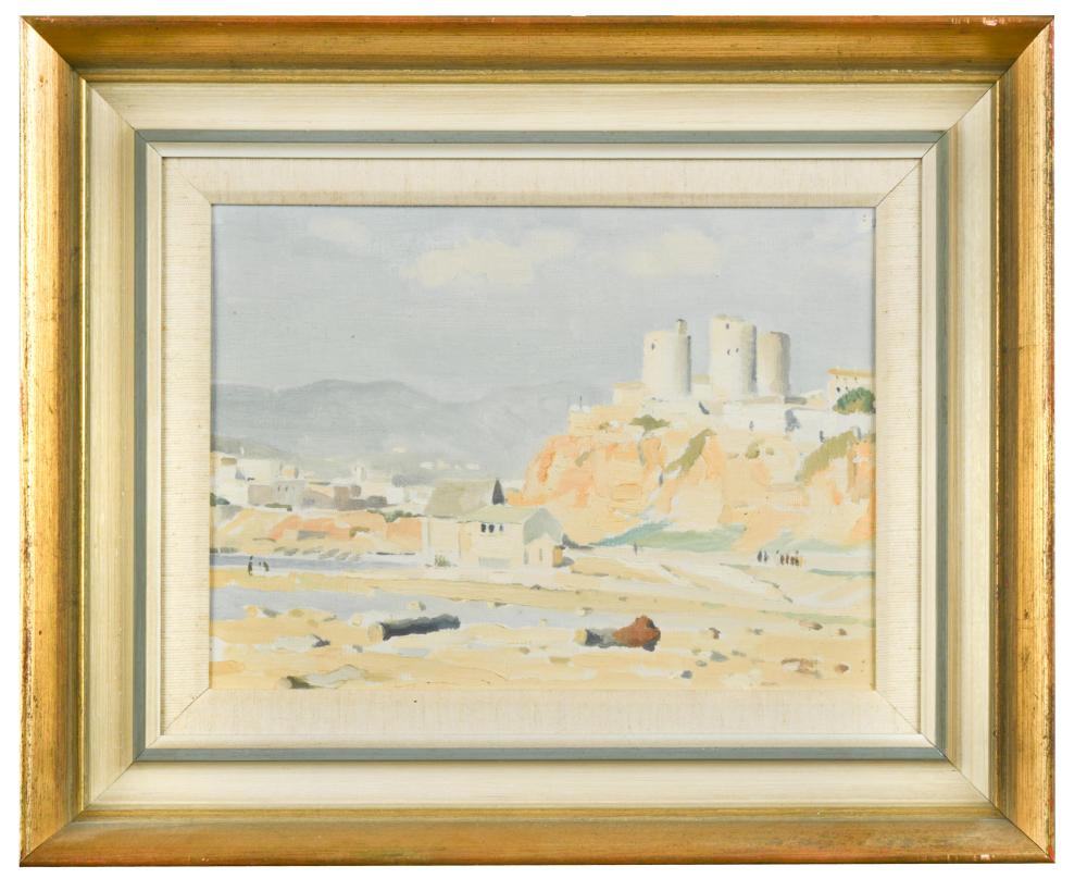 Pierre Adolphe Valette (French, 1876-1942) Palma oil on board 22.50 x ...