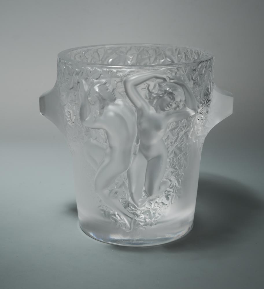 Lalique store champagne bucket