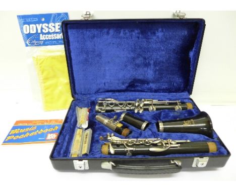 A Boosey & Hawkes clarinet, cased