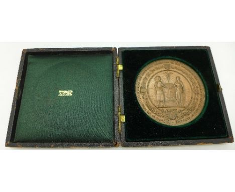 A Tiffany New York Chamber of Commerce medal in bronze, 76mm