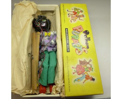 A Pelham puppet, boxed