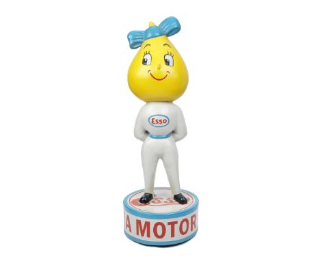 A hand-painted 'Mrs Drip' standing forecourt display figure,modern, fibreglass construction, depicting the Esso advertising c
