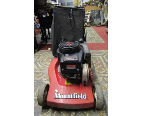 A Mountfield Emblem petrol driven rotary lawn mower, with Tecumsem 3.5hp pull start engine