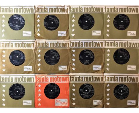 TAMLA MOTOWN - UK 7" COLLECTION (BLACK LABELS). Comprehensive collection of around 320 x classic UK Tamla Motown 45s! All bla