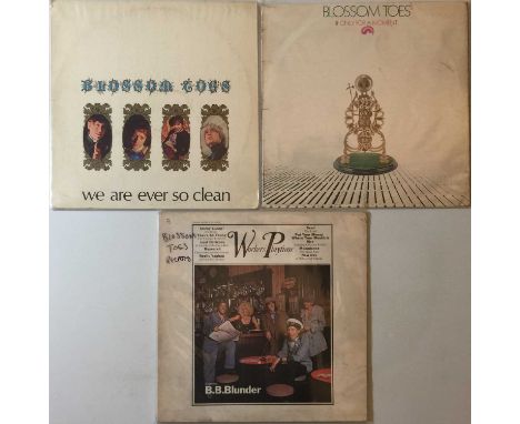 BLOSSOM TOES AND RELATED - LP RARITIES. A superb pack of 3 LPs by English psychedelic favourites Blossom Toes. Titles include