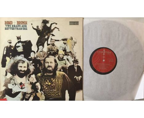 Graham Bond + Pete Brown - Two Heads Are Better Than One LP (CHS-R 813). Here we have an original UK LP pressing of Bond + Br