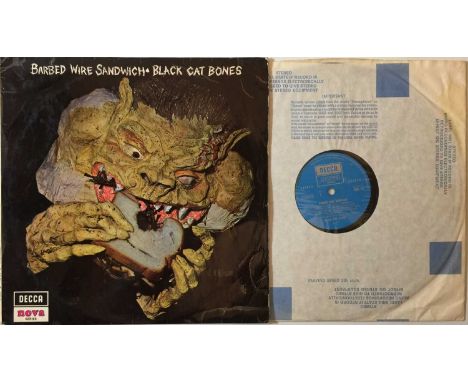 BLACK CAT BONES - BARBED WIRE SANDWICH LP (UK STEREO - SDN 15). Here we have the debut and only offering from short-lived Bri