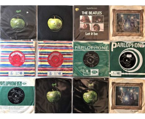 THE BEATLES - ORIGINAL 7" PRESSINGS. A superb collection of around 39 7" singles by The Beatles. Includes many original UK pr