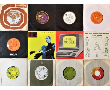 CLASSIC ROCK &amp; POP - 7" COLLECTION. A smashing collection of around 100 7" singles. Artists/ titles include Warm Sounds -