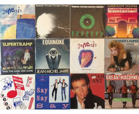 CLASSIC ROCK &amp; POP - 7" COLLECTION. A smashing collection of around 200 7" singles. Artists/ titles include Genesis inc I