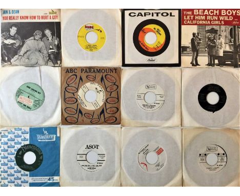 60s US - 7" COLLECTION (INC PROMOS). A smashing collection of around 100 7" singles, all US pressings. Includes some promos. 