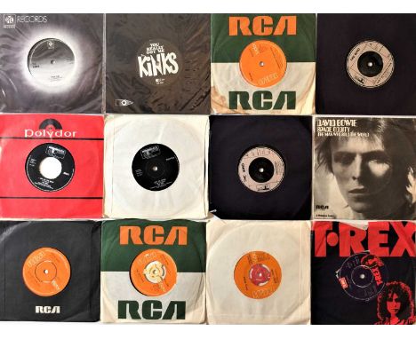 CLASSIC ROCK AND POP - 7" COLLECTION. An extensive selection of around 175 7" singles. Artists/ titles include The Kinks inc 