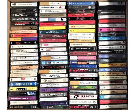 CASSETTE COLLECTION ROCK + POP. An eclectic collection of around 800 x cassettes covering all the bases. Consists of mostly a