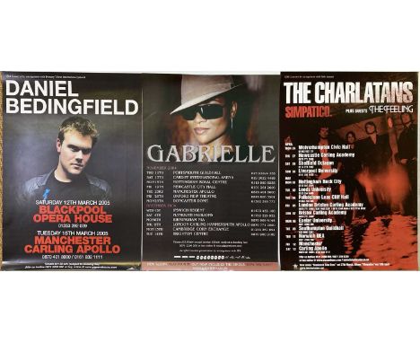 A collection of 15 posters for concerts c 00s typically at the Manchester Arena. Most c 20 x 30". All in excellent, NM condit