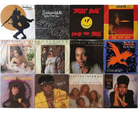 An on-point selection of approximately 190 x 7" singles - covering an essential cross-section of disco, hip-hop, funk, soul a