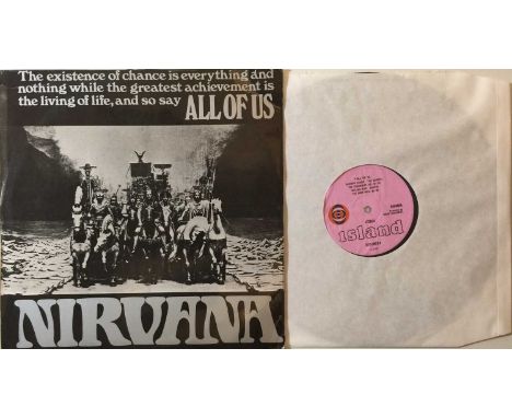 NIRVANA - ALL OF US LP (ORIGINAL UK COPY - ISLAND ILPS 9087). A very well kept original UK copy of the completely wicked seco