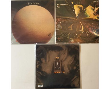 EGG - ORIGINAL UK STUDIO LP PACK. Here we have a smashing pack of 3 original UK studio LPs by British prog group Egg. Titles 