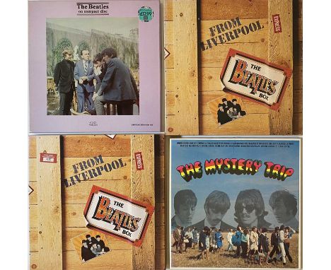 THE BEATLES - LP/ CD BOX SETS. An excellent collection of 9 LP/ CD box sets by The Beatles. Titles include The Mystery Box (N