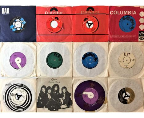 70s CLASSIC/HEAVY ROCK/PROG - 7" COLLECTION (WITH RARITIES). Superb collection of 18 x 7" loaded with goodies! Artists/titles