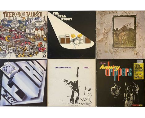 HEAVY/ CLASSIC - ROCK LPs. A smashing pack of 16 LPs. Artists/ titles include Deep Purple - The Book Of Taliesyn (SHVL 751), 