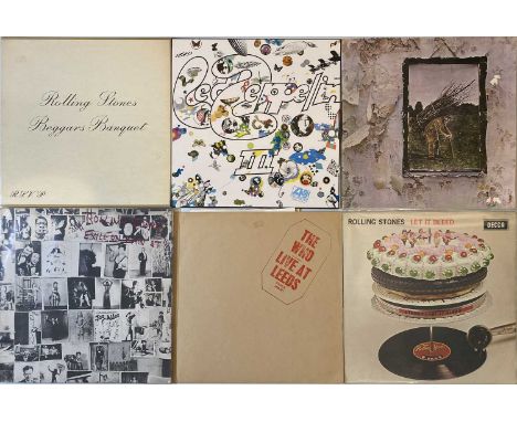 ZEP/ STONES/ WHO ETC - LPs. A magic selection of 13 LPs. Artists/ titles include Led Zeppelin inc IV (2401012, original UK pr