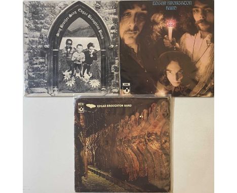 THE EDGAR BROUGHTON BAND - HARVEST LP ORIGINALS. Here we have a smashing pack of the first 3 LPs by British psych group The E