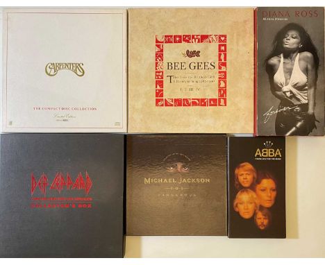 CD BOX SET COLLECTION 'ROCK/POP'. A comprehensive collection of 10x collectable CD box sets ranging across genres and featuri