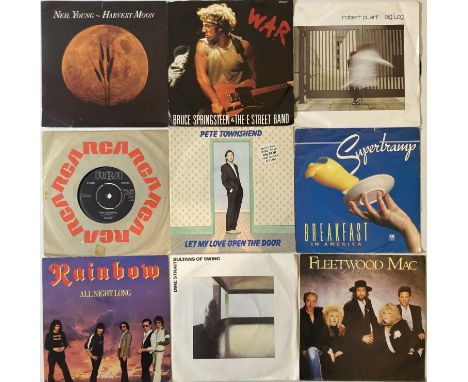 7 INCH COLLECTION 'PROG/ROCK/SINGER-SONGWRITER/FOLK'. An eclectic collection of around 193 x 7-inch records of classic prog, 
