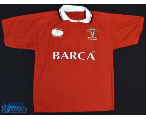 1992-94 Manchester United Home Football Shirt sponsored by Sharp, made by Umbro, MH 10 (Mark Hughes) printed to front of shir