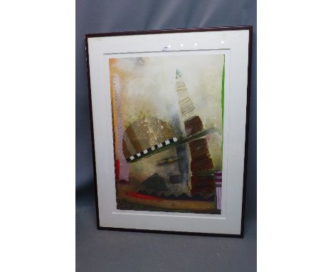 Aleah Koury (American, b. 1952), 'Balancing Act', large Limited Edition lithograph, signed in pencil and numbered 26/95, 133 