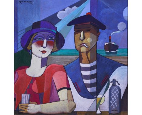 AUREL RICHTER (HUNGARIAN, 1870-1957)Le Marin Et Fillesigned 'RICHTER' (upper left)gouache on board50 x 49.5cmARRProvenanceSal