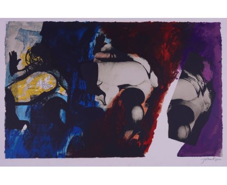 JOHN PIPER (BRITISH, 1903-1992) (3)Eye and Camera, Red, Blue and Yellowsigned in pencil 'JohnPiper' (in lower margin)sreenpri