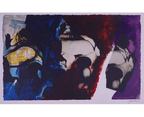 JOHN PIPER (BRITISH, 1903-1992) (3)Eye and Camera, Red, Blue and Yellowsigned in pencil 'JohnPiper' (in lower margin)sreenpri