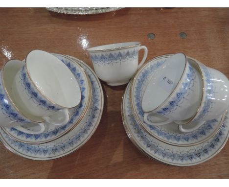 A part tea service by Shelly pattern number 11206/10, (17 pieces) 