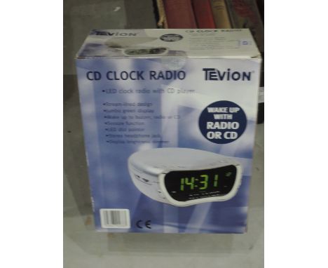 A Tevion clock radio