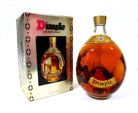 Whisky - John Haig & Co. Ltd. Dimple Old Blended Scotch Whisky, 1.75 litres, boxed.
