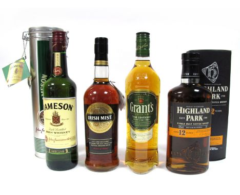 Whisky - Grant's Blended Scotch Whisky Cask Editions No.2 Sherry Cask, 70cl, 40% Vol.; Highland Park Single Malt Scotch Whisk