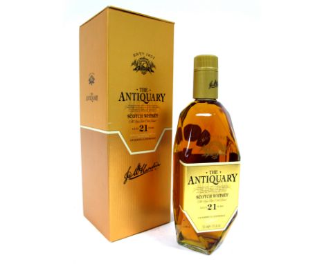 Whisky - The Antiquary The Very Rare Old Blend Scotch Whisky Aged 21 Years, J&W Hardie Ltd., 700ml, 43% Vol., boxed.