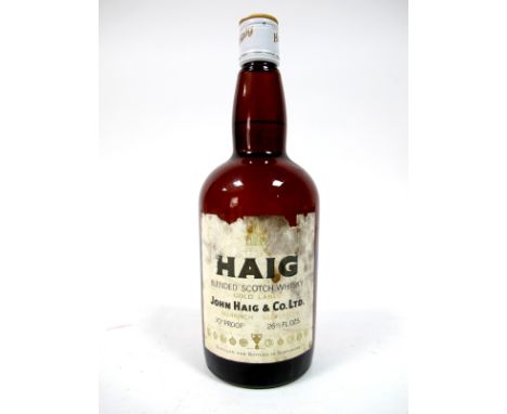 Whisky - Haig Blended Scotch Whisky Gold label, 26 2/3 fl. ozs., 70% proof.