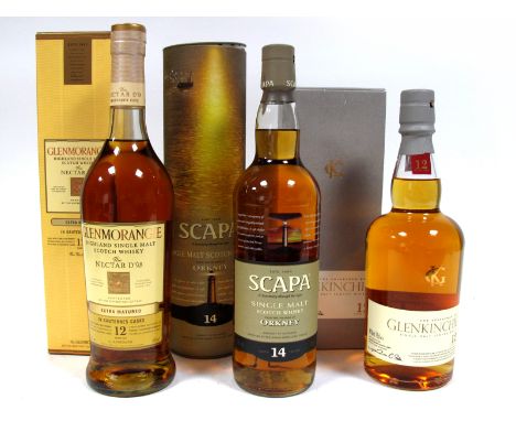 Whisky - Glenmorangie Highland Single Malt Scotch Whisky The Nectar D'or 12 Years Old, extra matured in sauternes casks, 70cl