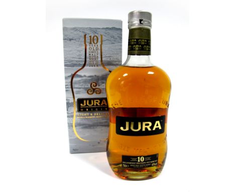 Whisky - Jura Single Malt Scotch Whisky 10 year Old, 70cl, 40% Vol., boxed