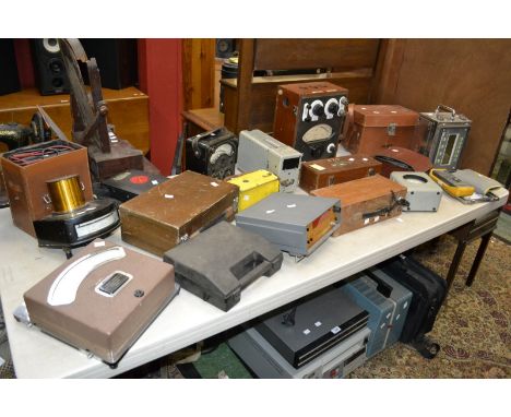Scientific instruments - an Electronic Switchgear, London Type MC1 mark IV conductivity measuring bridge; a Bird Electronic C