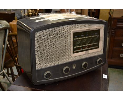 A Bakelite Ekco radio, model U143