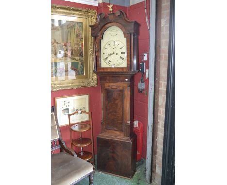 A mahogany cased longcase clock, Hallam and Son, Nottingham, eight-day movement