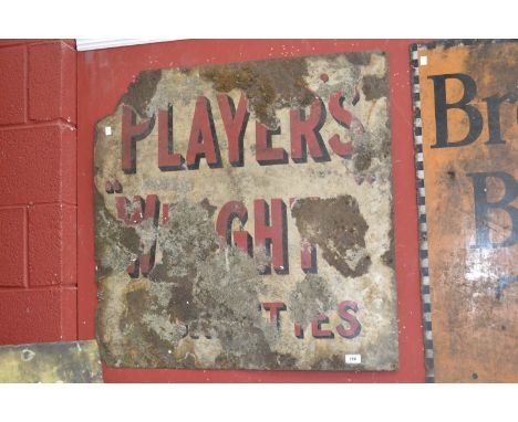 Advertising - an enamel sign, Players Weights