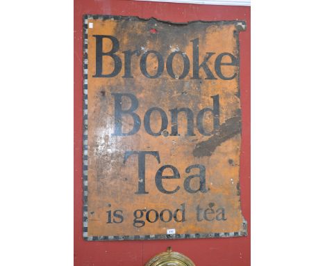 Advertising - an enamel sign, Brook Bond Tea