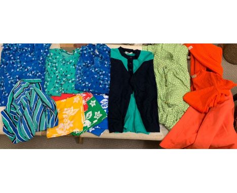 A selection of UTA airline vintage uniform/workwear branded Hermes, Christian Dior etc 