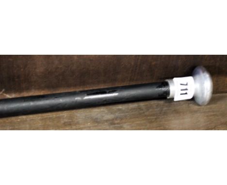 L48 'The Theberton Zeppelin' - A Great War 'Souvenir' Walking Cane the alloy grip cast from aluminium from the ill-fated airs